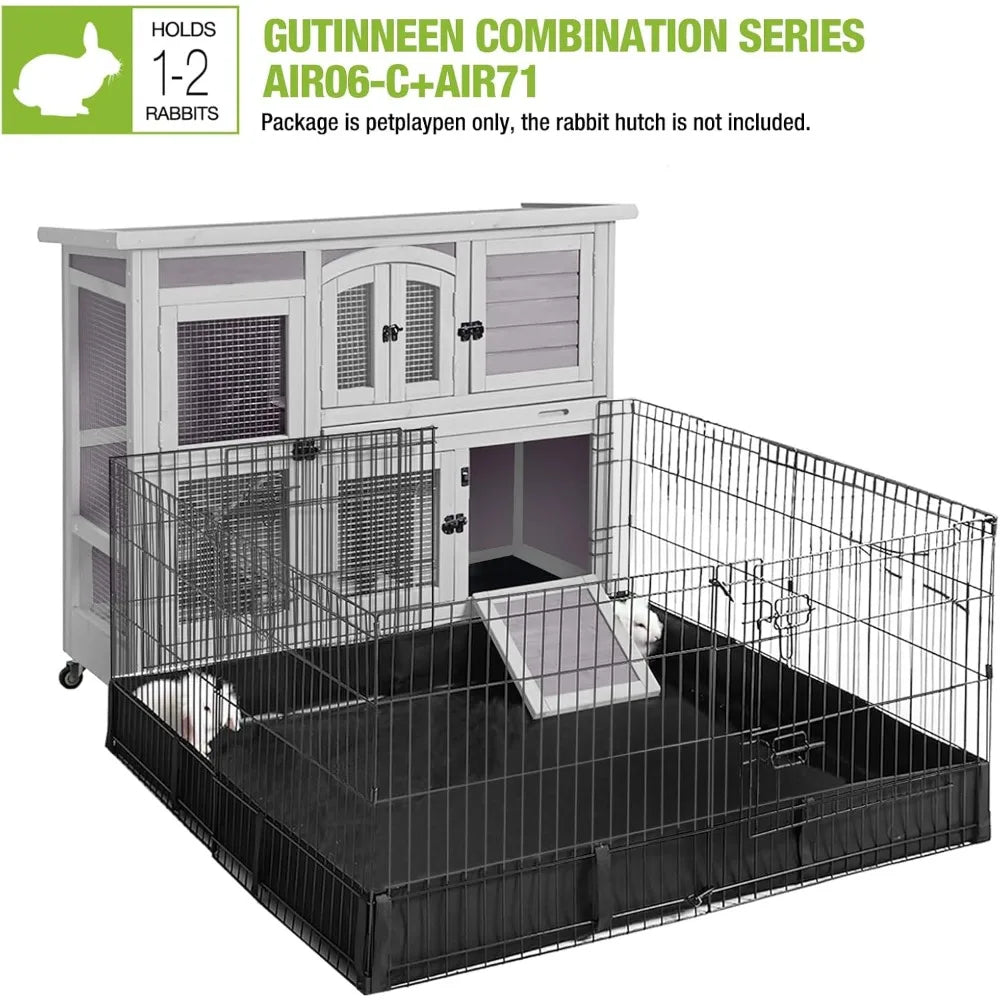 Rabbit Hutch Indoor Outdoor Bunny House