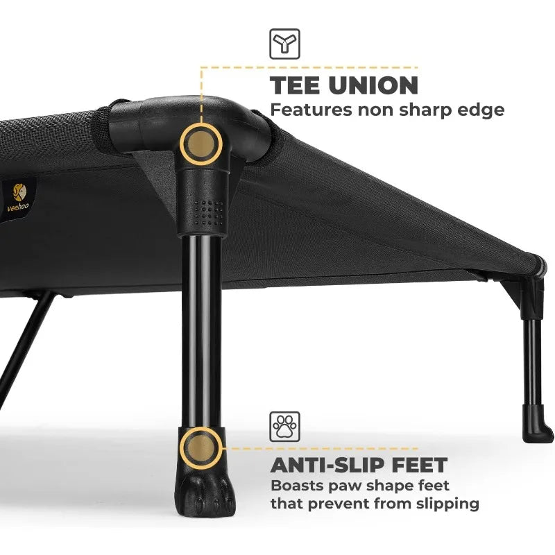 Cooling Elevated Dog Bed Breathable Mesh