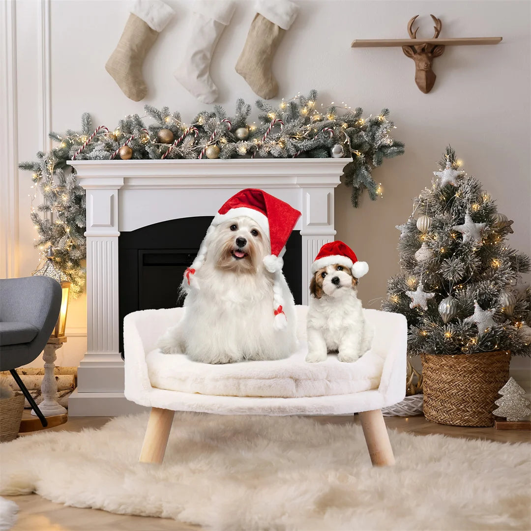 Luxury pet Bed Soft Warm Plush Fabric