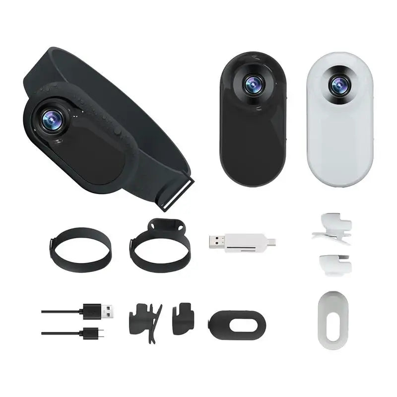 Pet Collar Camera HD 1080p Mini Camera With Screen Video Recording