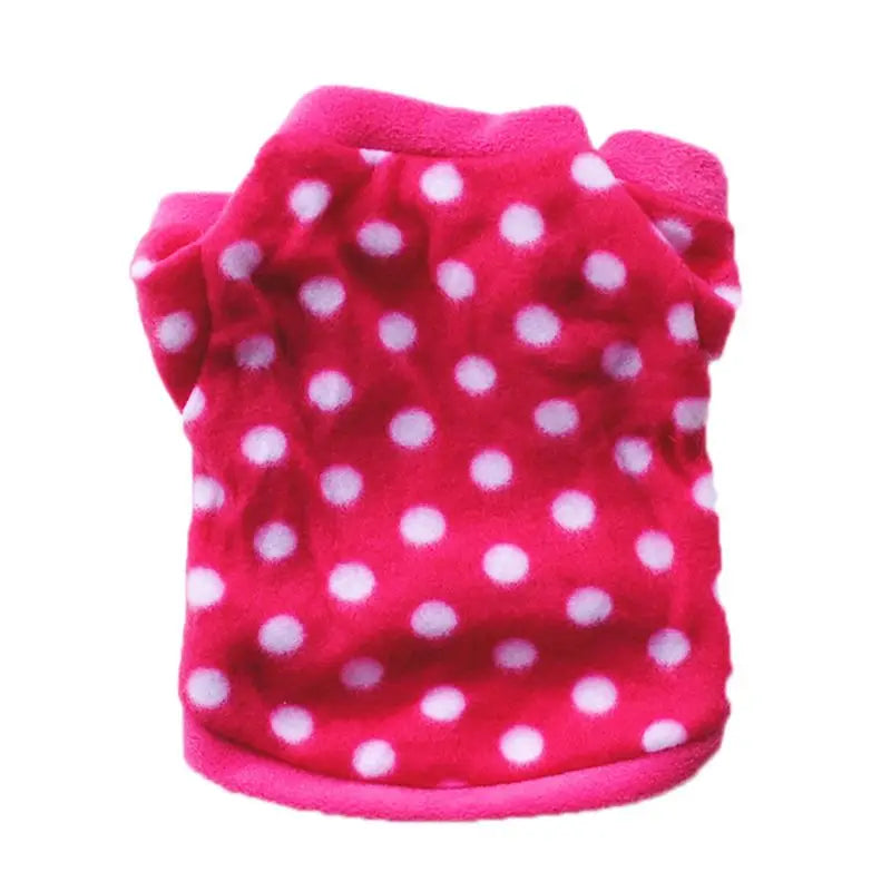 Warm Fleece Pet Dog Clothes Cute Coat