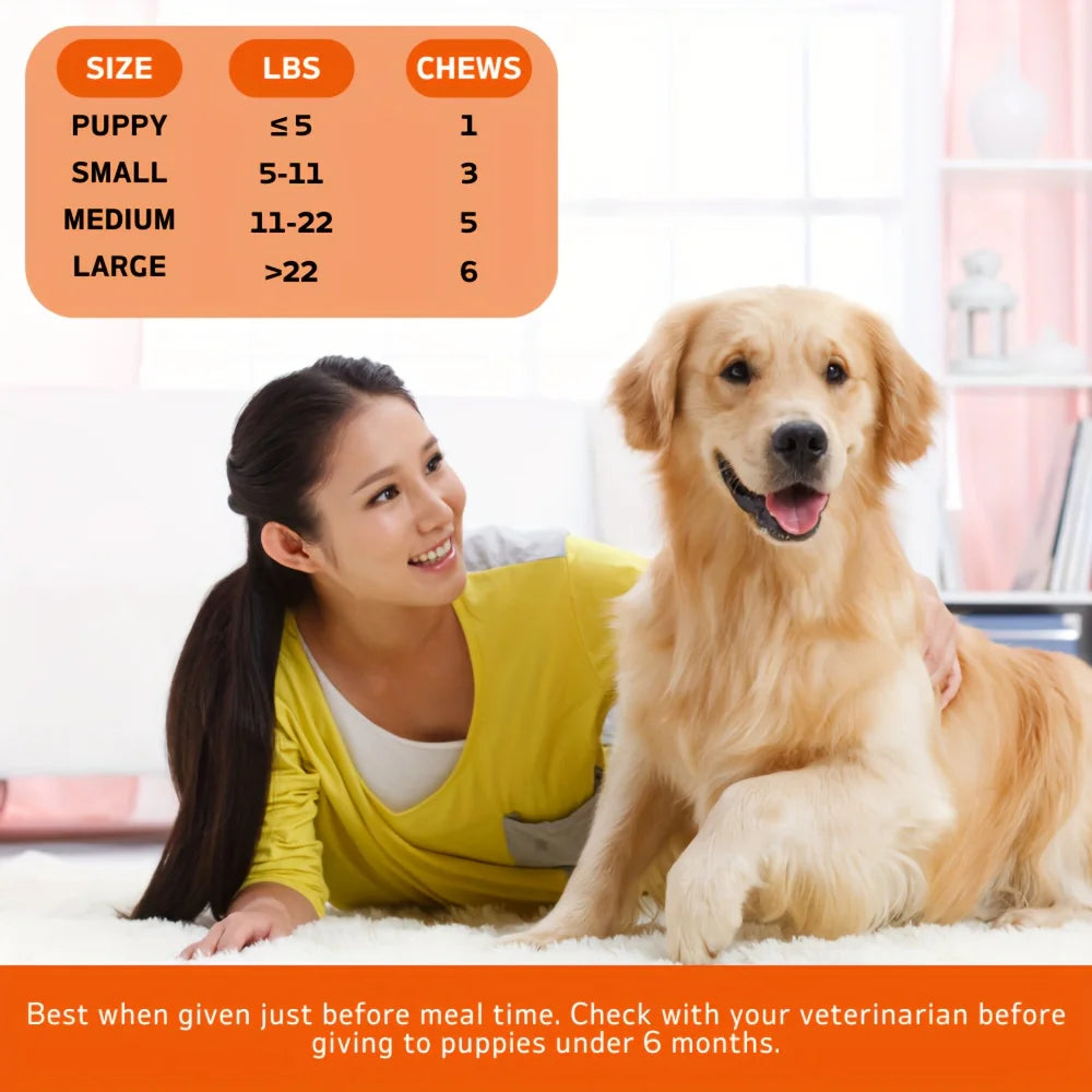240 Chews - 2 Pack Dog Supplement Grain Free