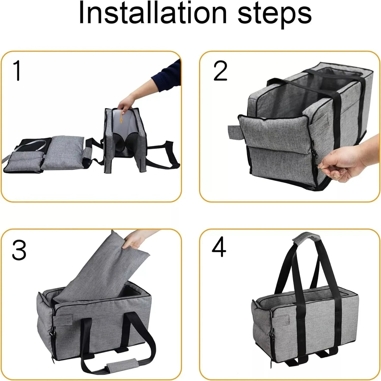 Pet Safety Booster Seat Central Car Seat