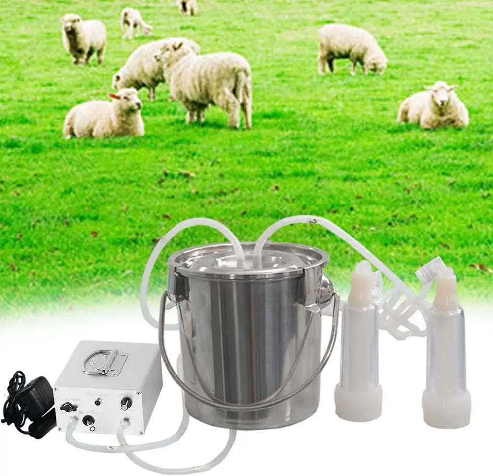 3L Goat Milking Machine,Rechargeable Adjustable Suction Pump