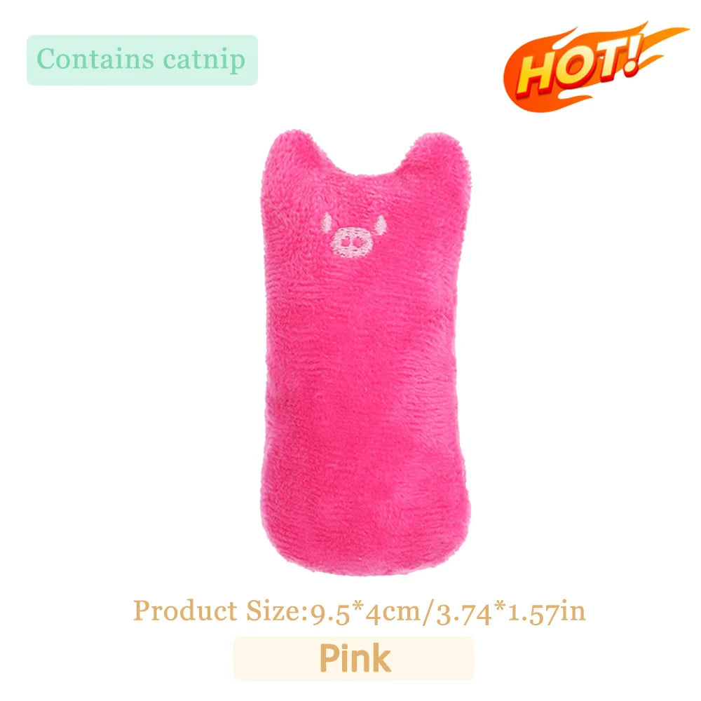 Teeth Grinding Catnip Toys Interactive Plush Cat Toy