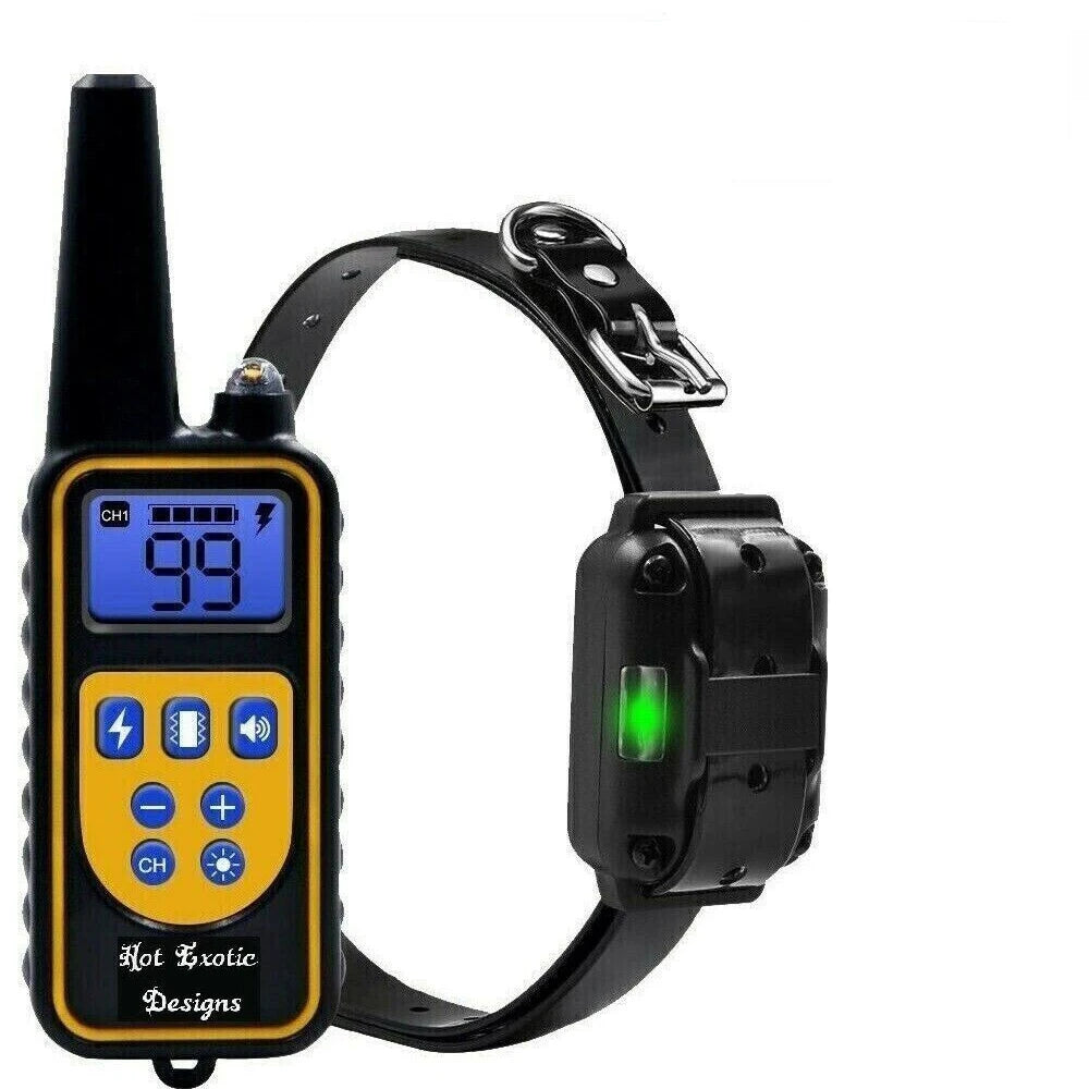 Dog Shock Training Collar Rechargeable Remote Control