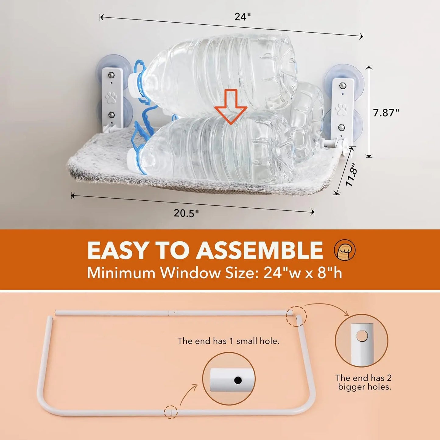 Cat Window Perch Foldable Cat Hammock