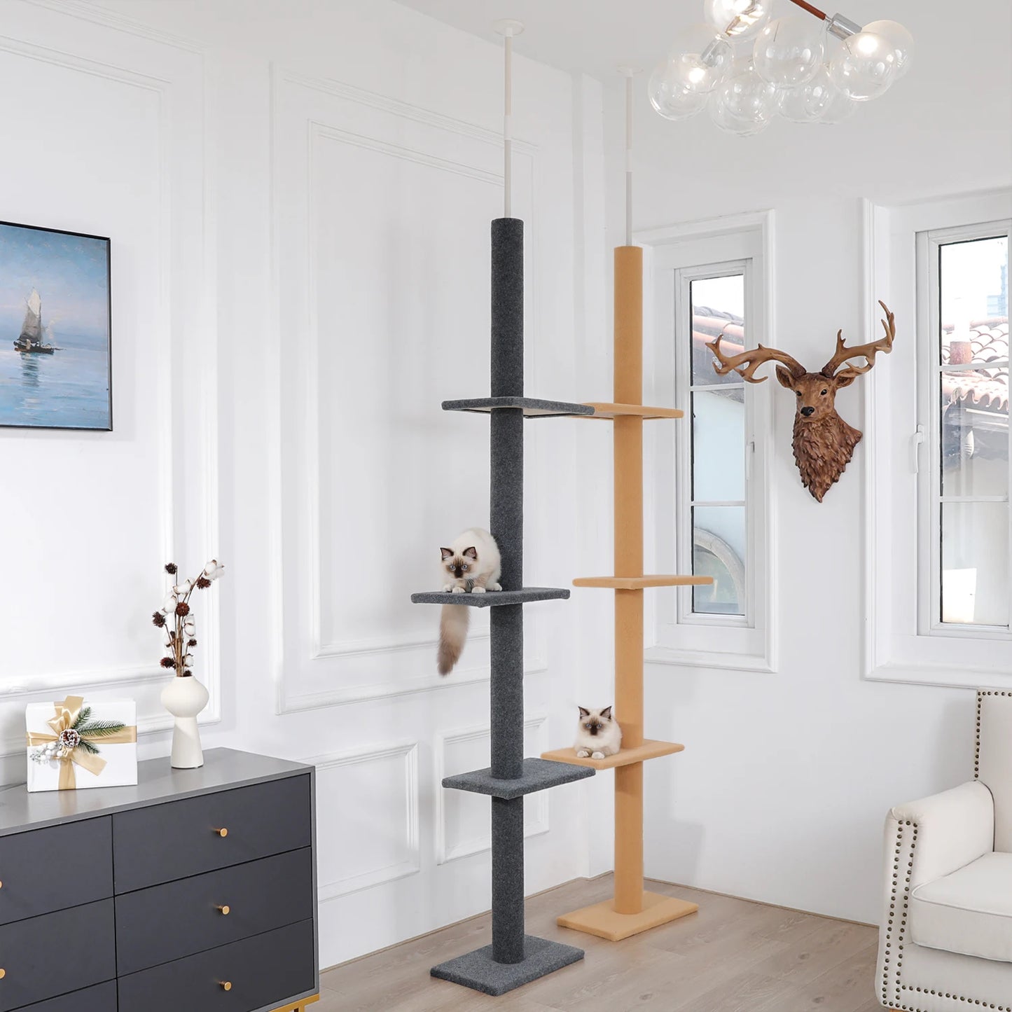 Cat Climbing Frame Scratching Post Tree