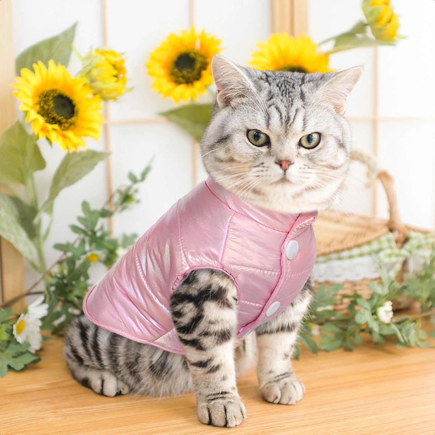 Fashionable and Warm Waterproof Pet Vest Coat