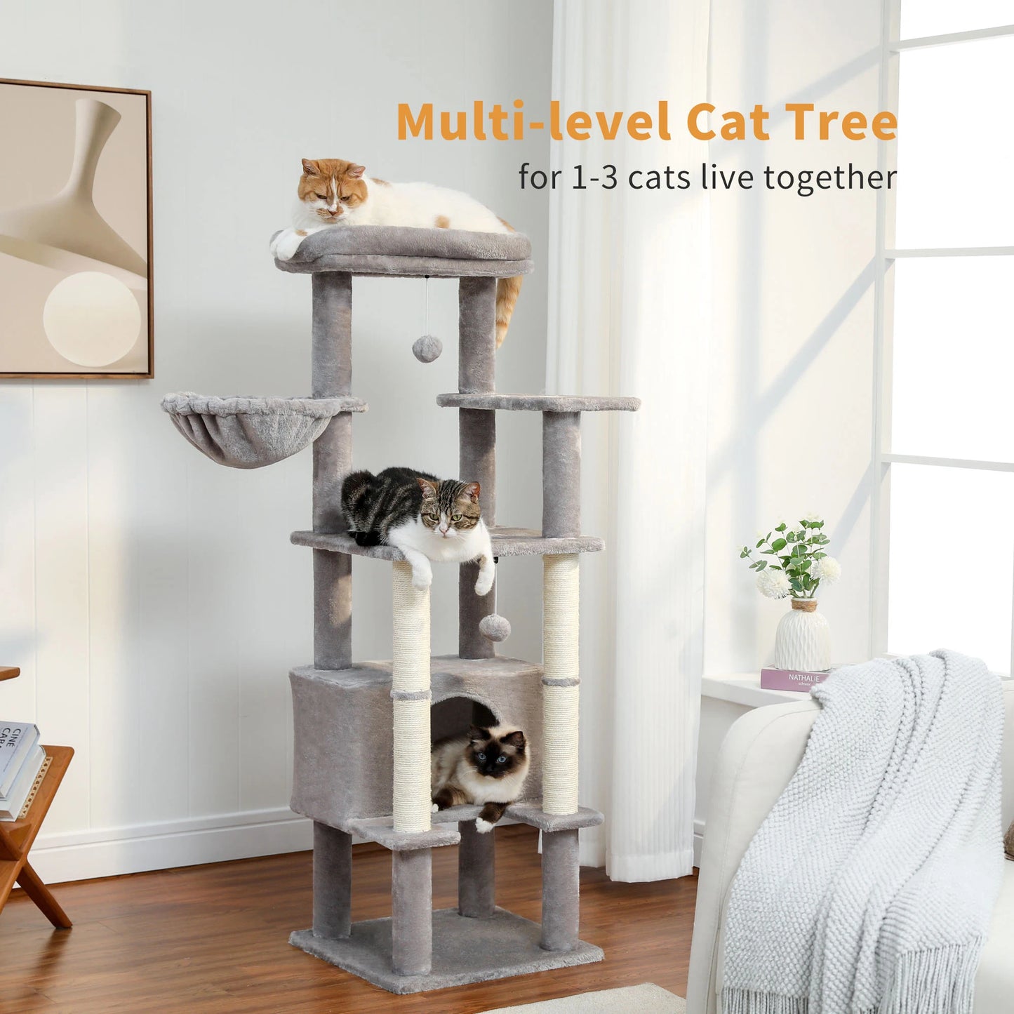 Cat Climbing Frame Scratching Post Tree