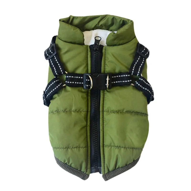 Waterproof Harness Jacket Pet Dog Clothes Coats