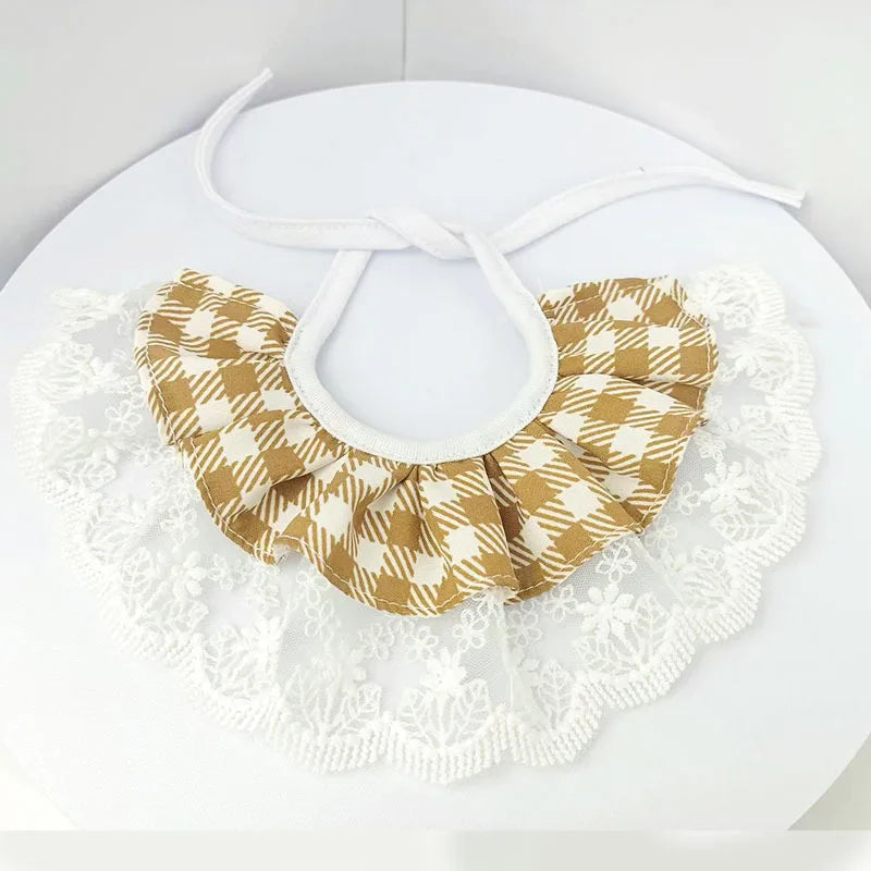 Lace Bowknot Collar Cats or Dog Neckerchief