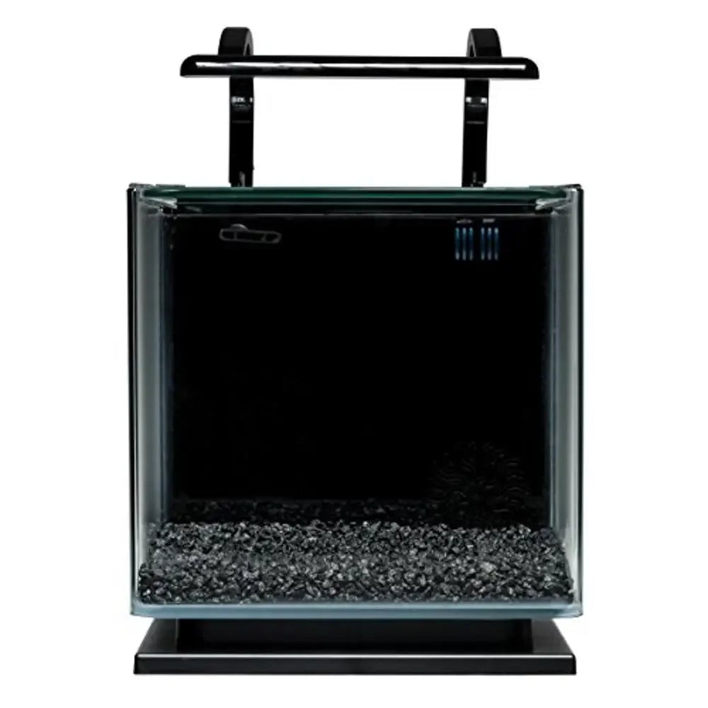 Glass Aquarium Kit with Rail Light Shimmering Daylight Moonlit Glow