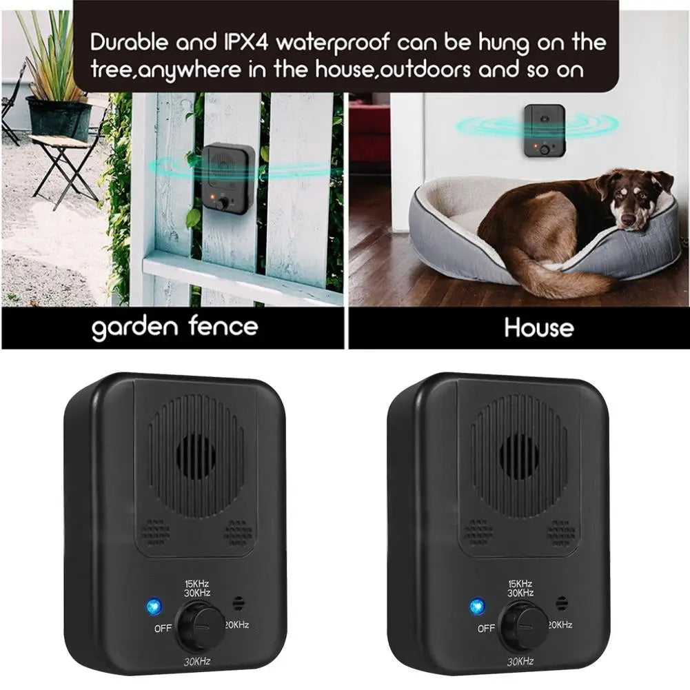 Puppy Anti Bark Ultrasonic Suppressor Outdoor Anti Noise Dog Repeller Device