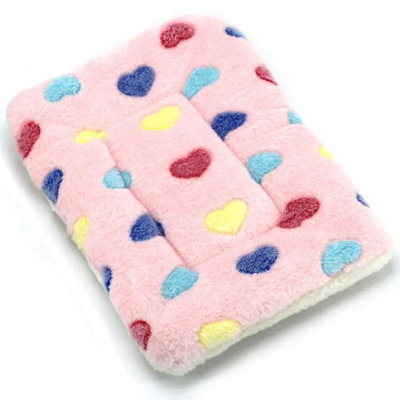 Soft Cat Bed Mats Short Plush Pet Sleeping Bed Mats