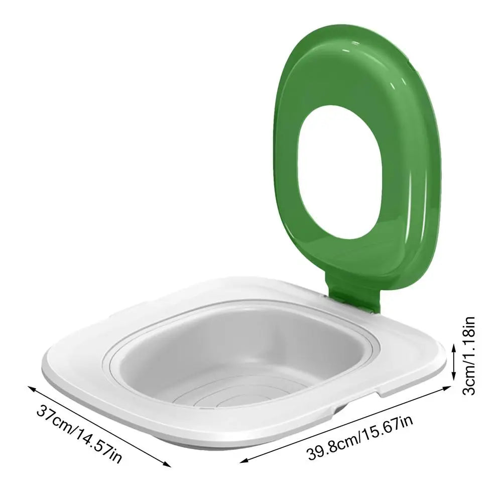 Portable Litter Tray Toilet Training Kitten Potty System Reusable Toilet
