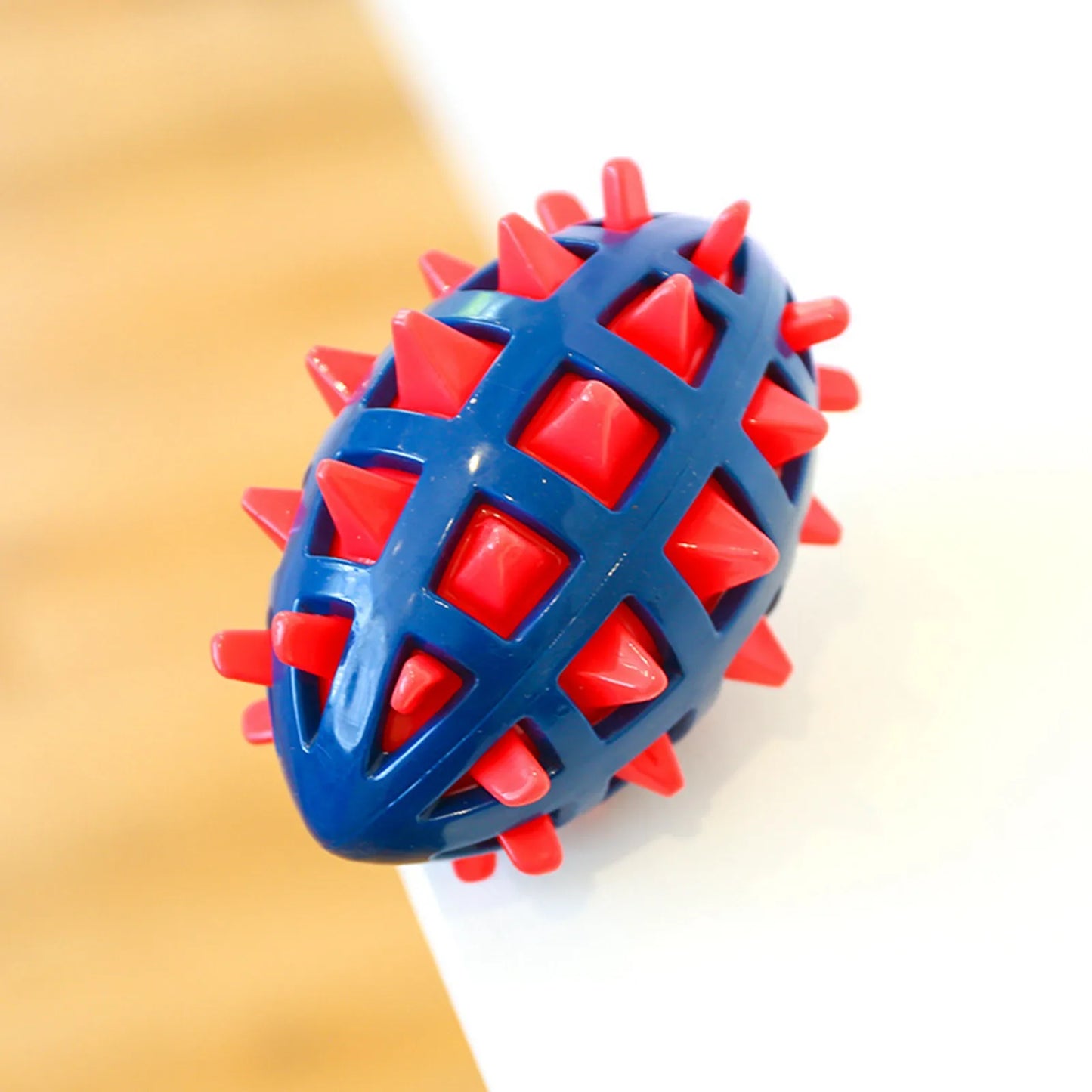 Squeaky Dog Toys For Aggressive Chewers Rubber Chew Ball With Squeaker