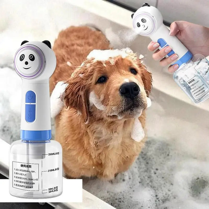 Dog Soap Electric Foaming Shampoo Dispenser