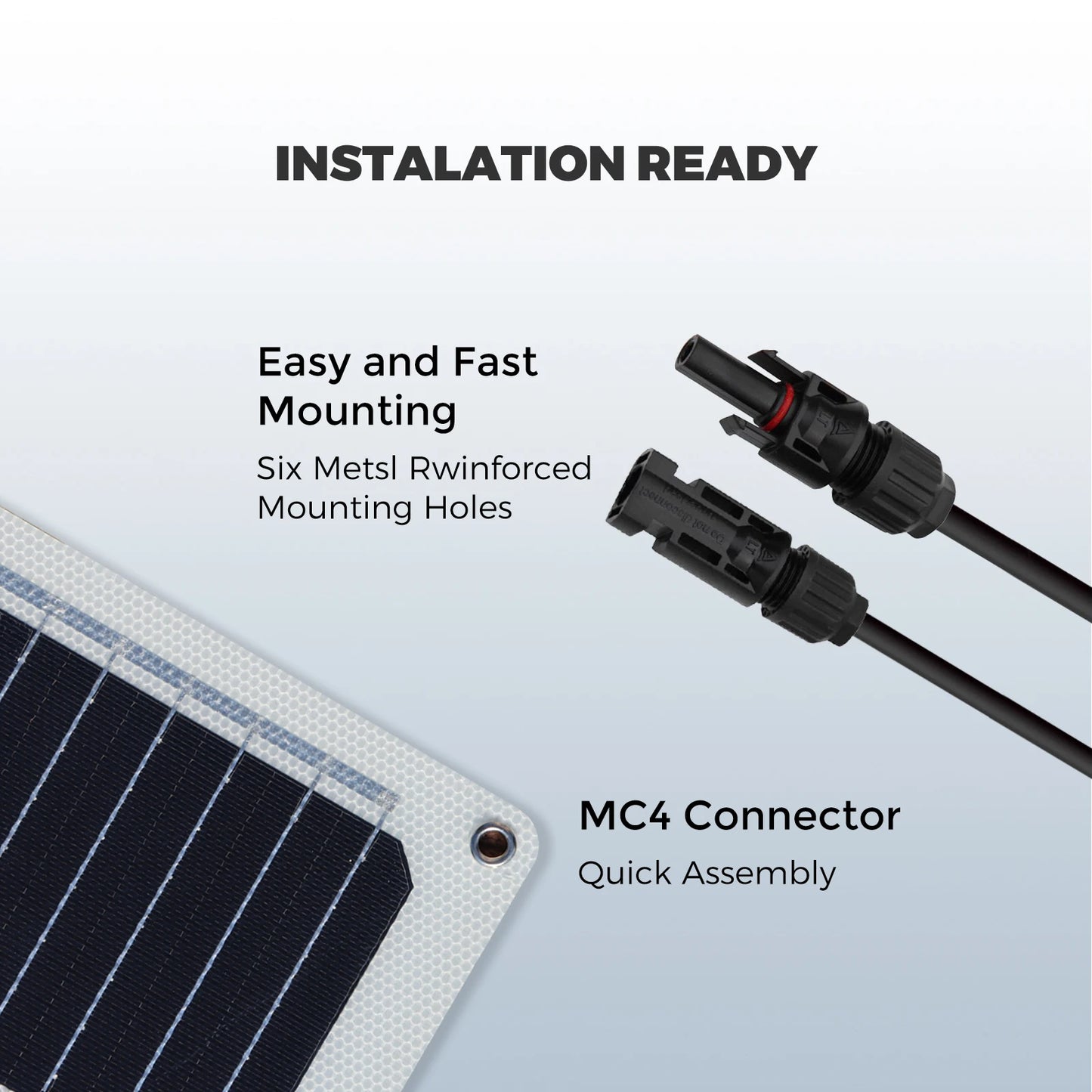 Pet BOGUANG Semi- Flexible Solar Panel Balcony Photovoltaic PV