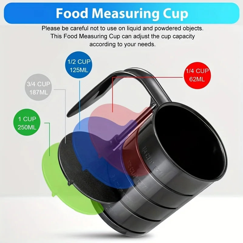 Dog Food Scooper 4 Capacity Cup In 1