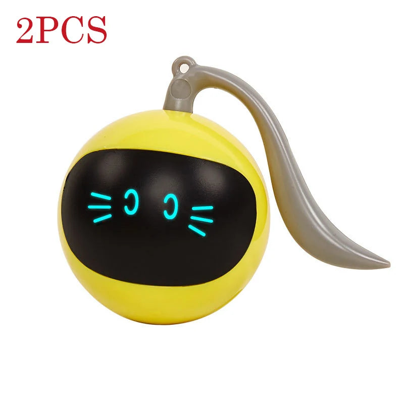 Automatic Pet Smart Interactive Cat Toy Colorful LED Lights