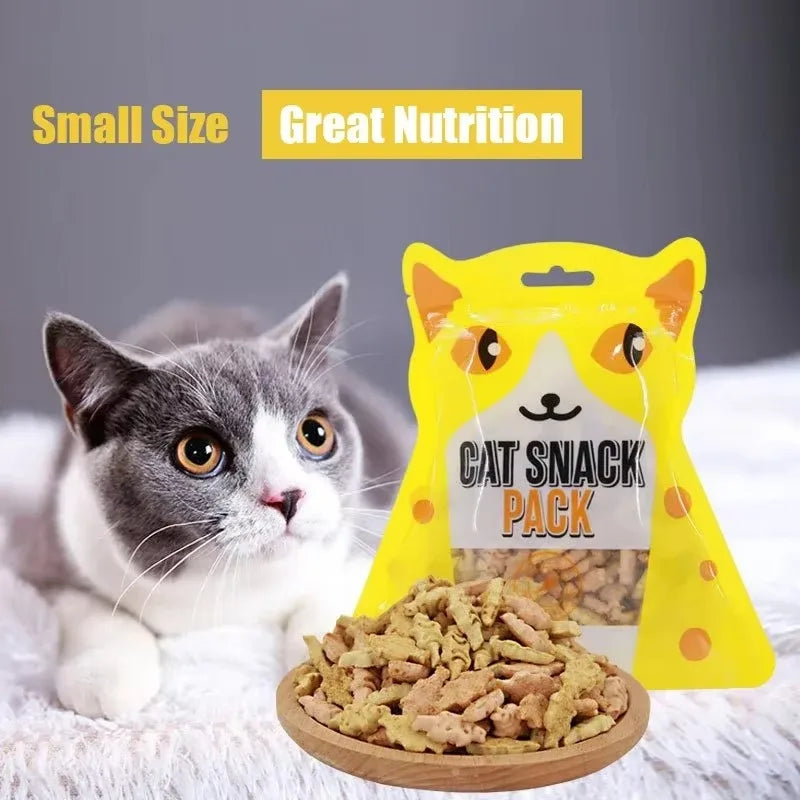 Cat Biscuits Salmon Snacks Multiplicity Nutrition Health