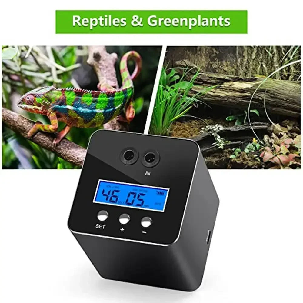 Reptile Humidifier Mister Misting System 360°Spray