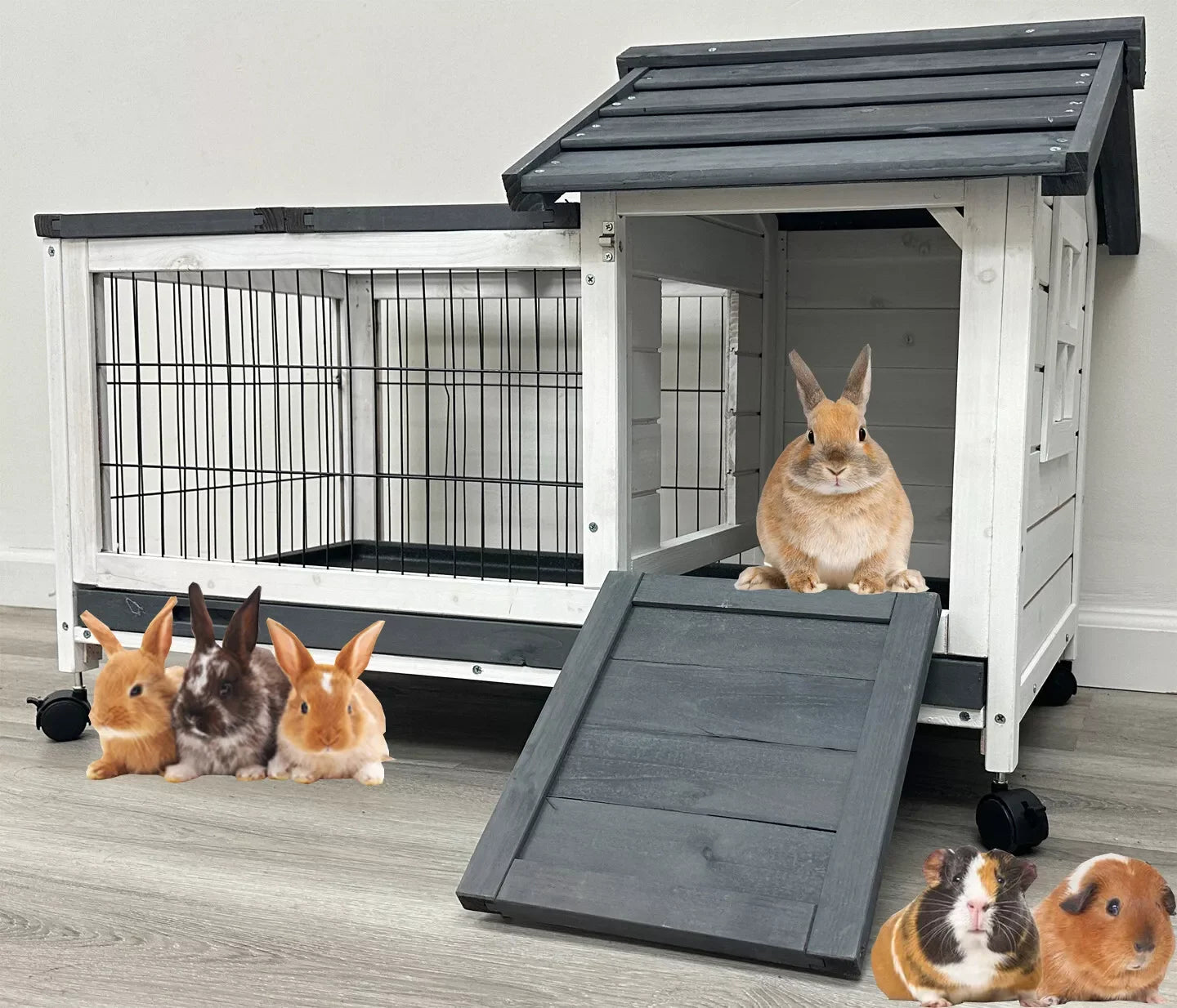 Large Classic Wooden In/Outdoor House pet