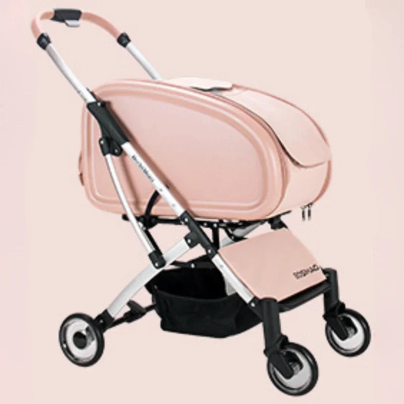 Pet Dog Stroller Detachable Pet Car Bag Transparent