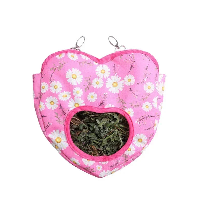 Guinea Pig or Rabbit Hay Feeder with Hooks Hanging