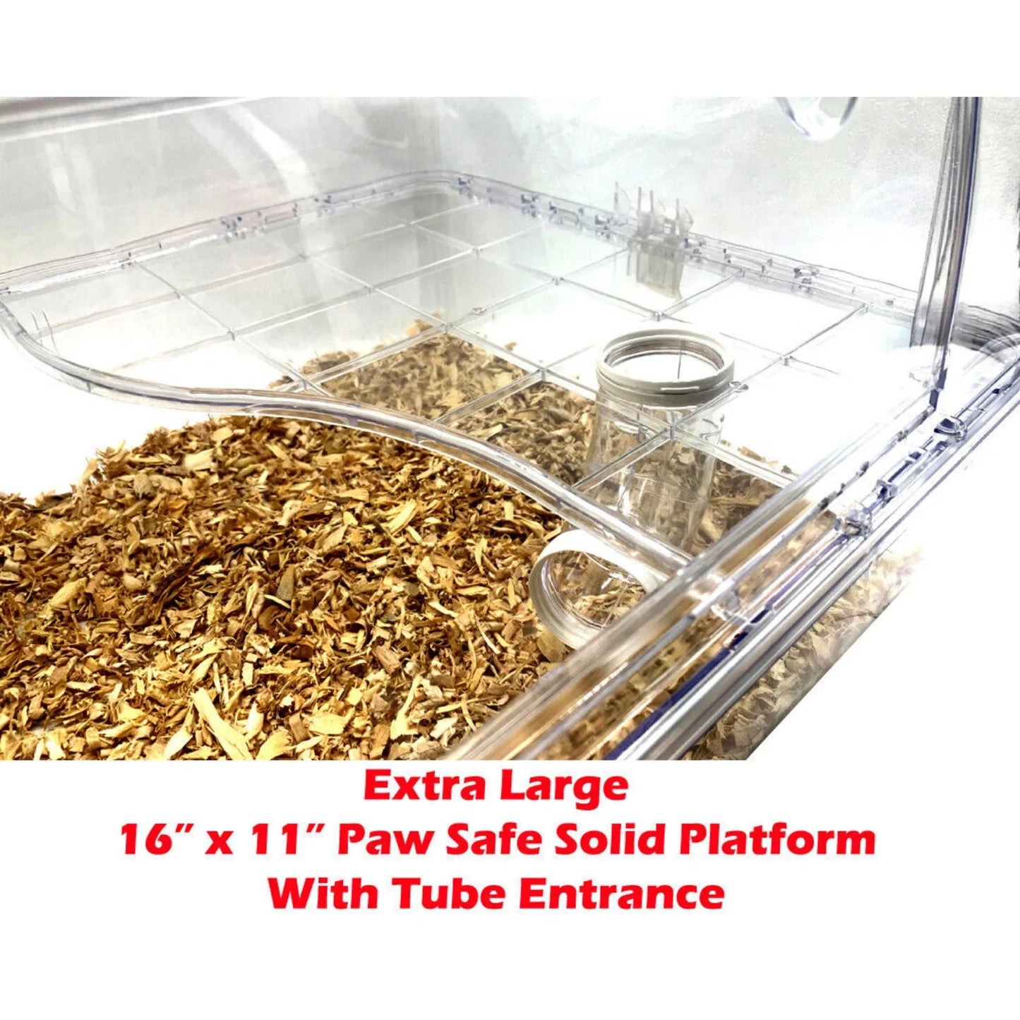 LARGE Deluxe 2-Floor Acrylic small pets Cage