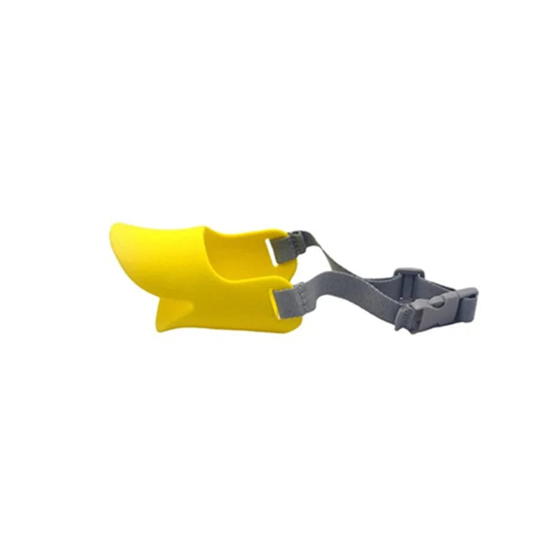 Dog Muzzle Silicone Duck Mask for Anti Bite