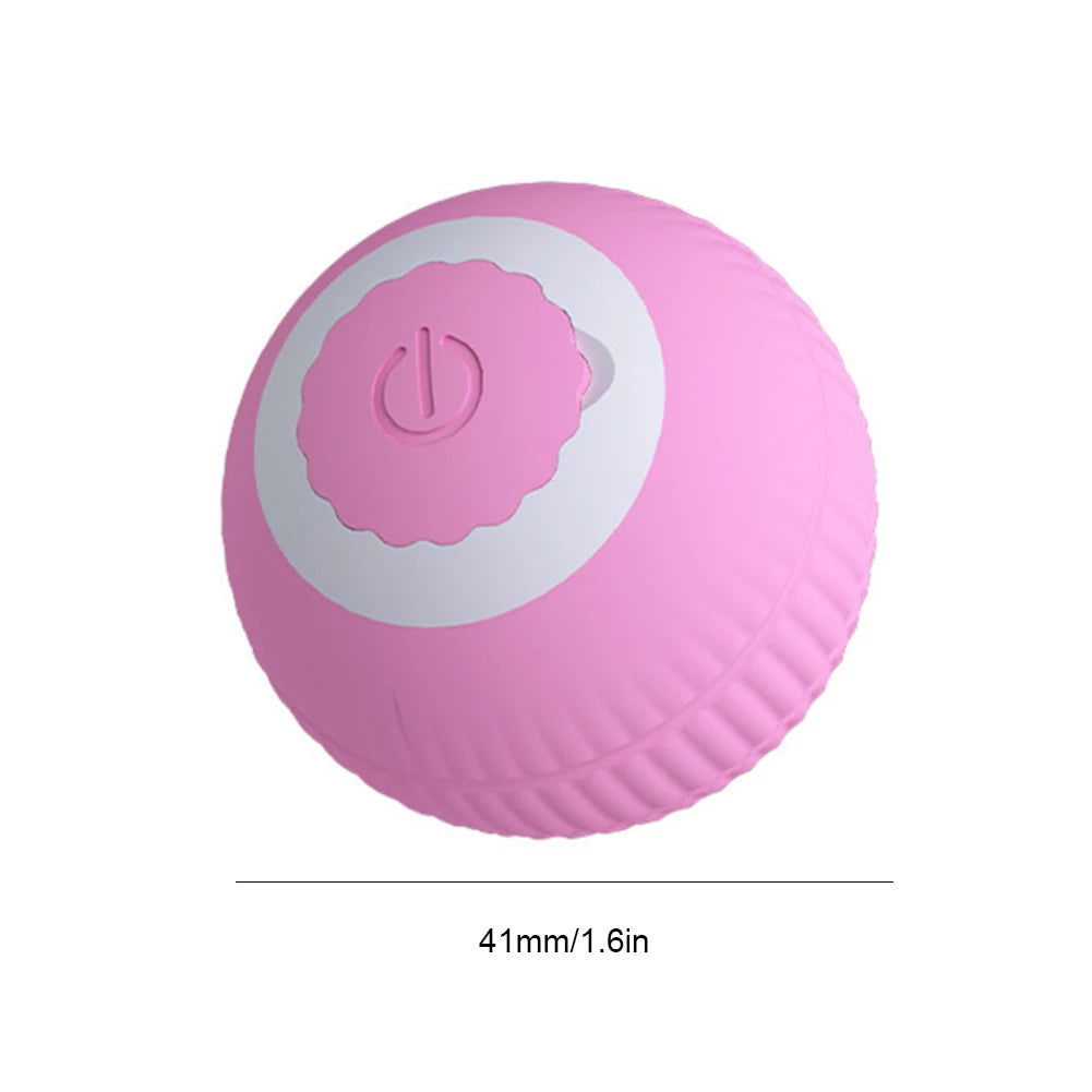 Electric Cat Ball Toys Automatic Rolling USB Rechargeable