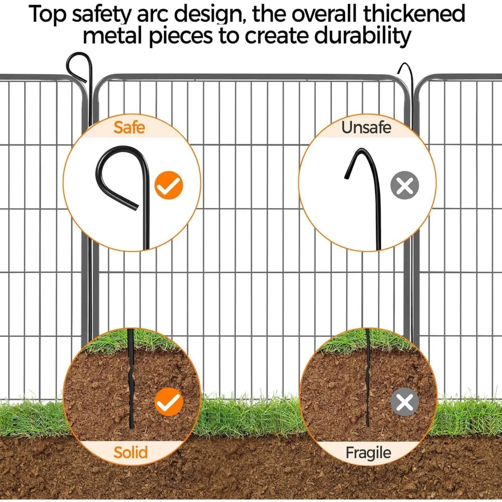 Extra Wide Dog Pen Collapsible Puppy Exercise Pen