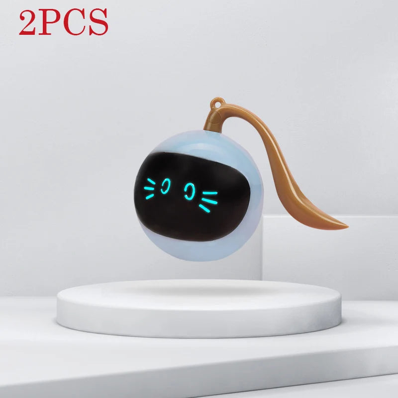 Automatic Pet Smart Interactive Cat Toy Colorful LED Lights