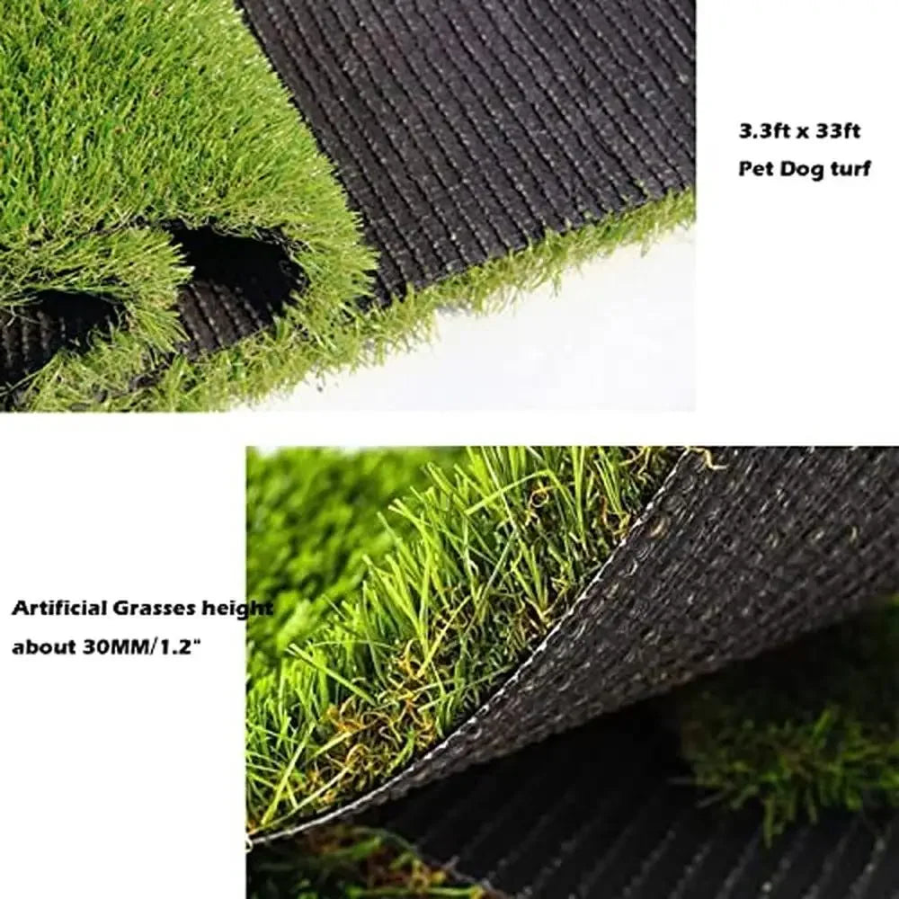 Artificial Grass Turf Mat 3.3x33 ft High Density Pet Training