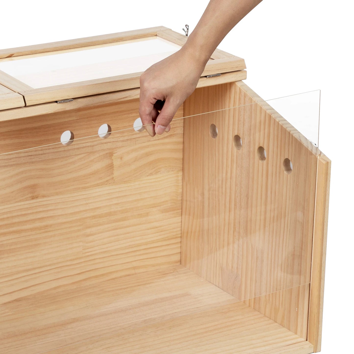 Transparent Wooden Hamster Cage or small animals