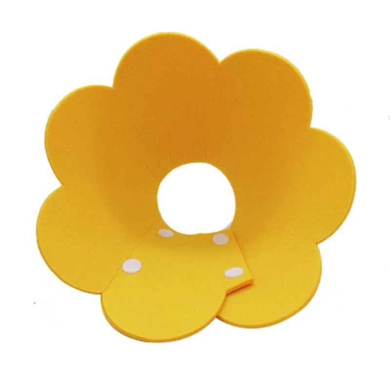 Flower Shaped Elizabethan Cat Recovery Collar Healing pet Cone