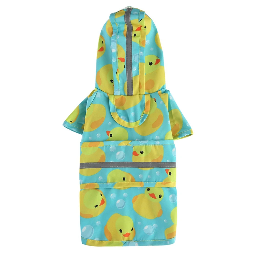 Waterproof Dog Raincoat Jumpsuit Hooded Raincoats
