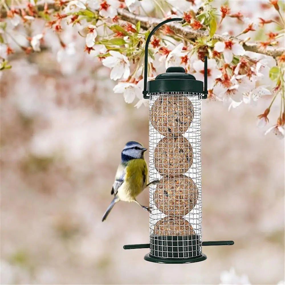 Bird Feeder Standing Dumplings Grease Ball Rack Holder Outdoor Food