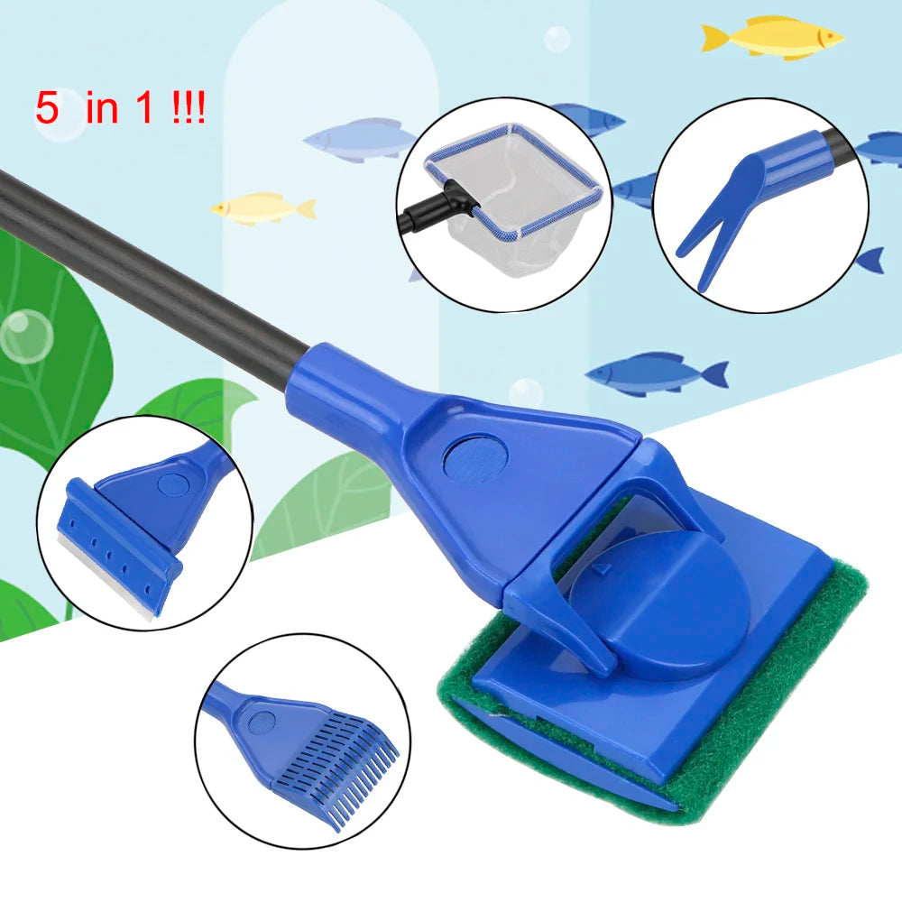 Aquarium Tank Clean Set Tools 5 in 1