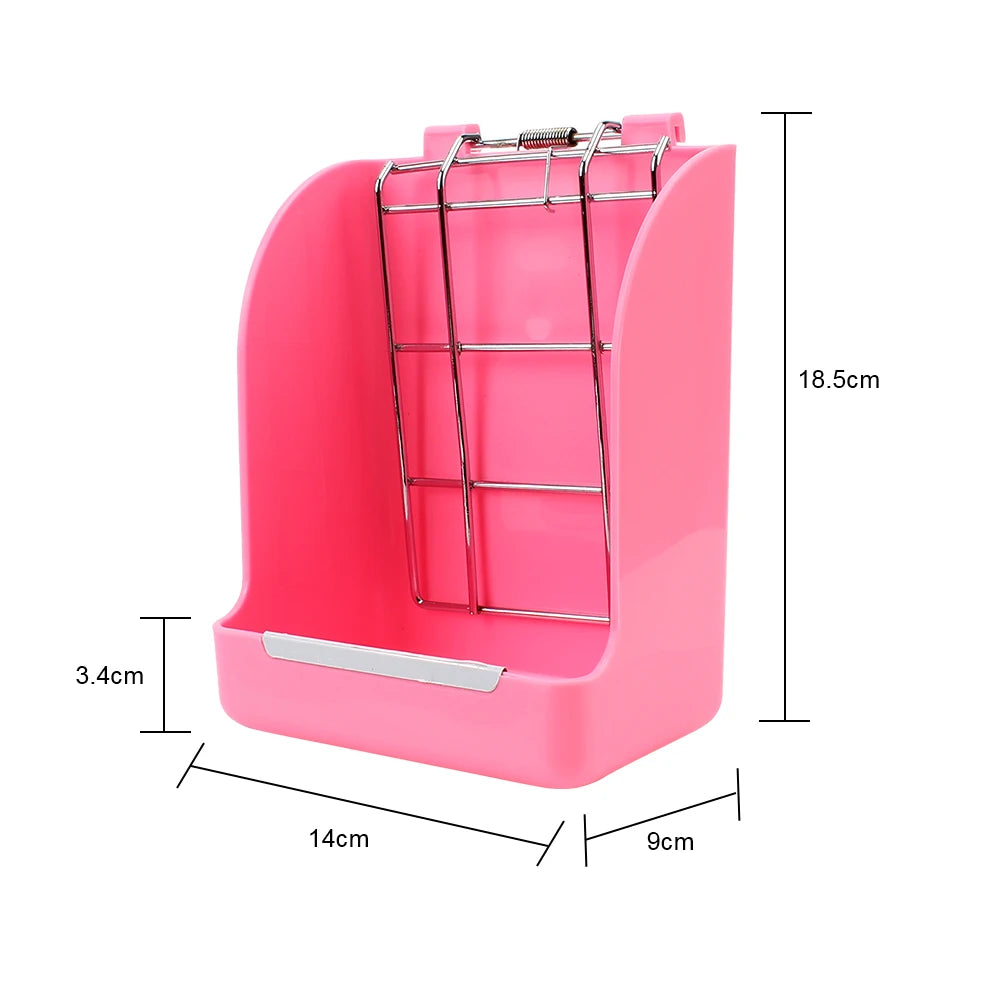 Grass Hay Bowl Rack Rabbit Food Basket