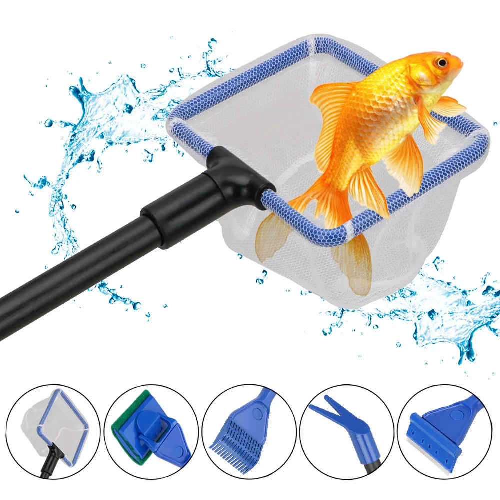 Aquarium Tank Clean Set Tools 5 in 1