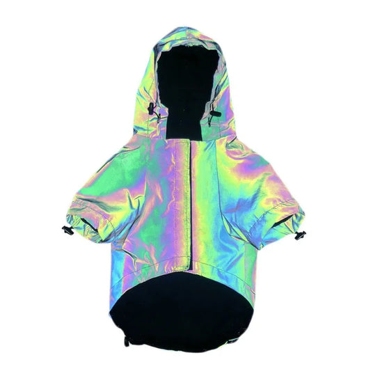 Dog Clothes Flashing Pet Dogs Hoodie Coat Windbreaker