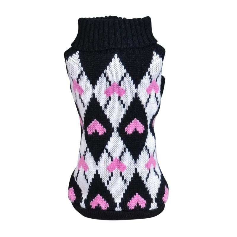 Winter Printing pet Clothes Warm Christmas Sweater