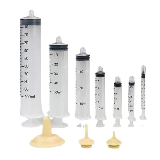 2PCS Clear Baby/Pet Oral Syringe for Milk Medicine Nursing Newborn kit