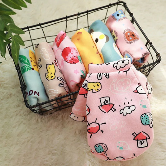 Animal Print Small Dog Pet Hoodie Coat