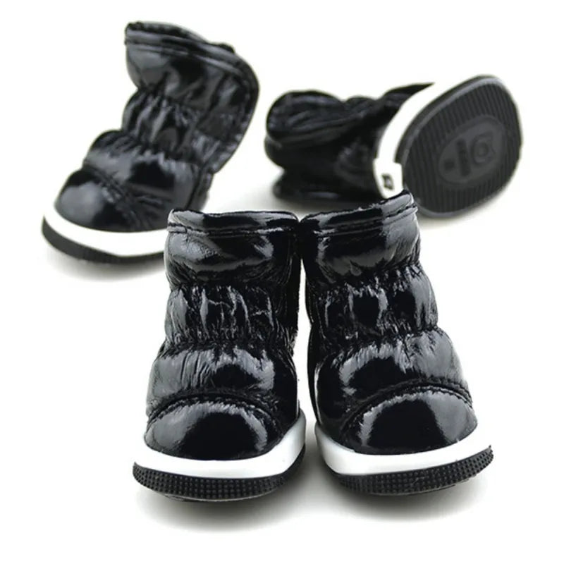 Waterproof Dog Shoes Winter Anti-Slip Booties 4Pcs/Set