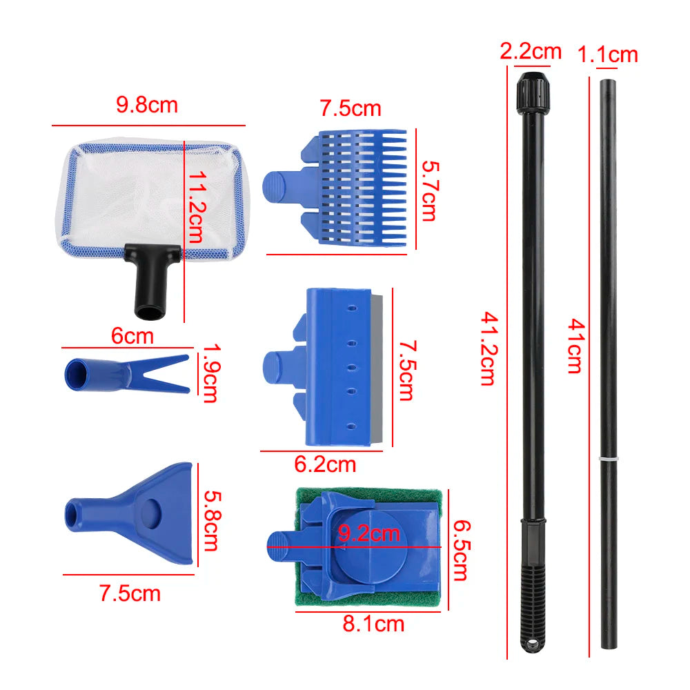 Aquarium Tank Clean Set Tools 5 in 1