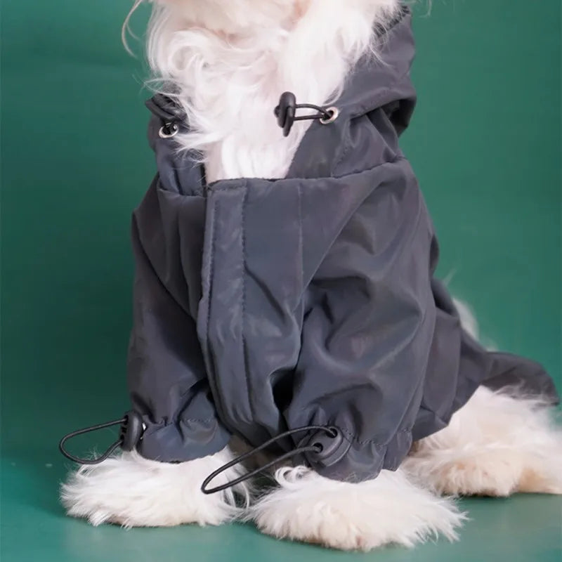 Dog Clothes Flashing Pet Dogs Hoodie Coat Windbreaker